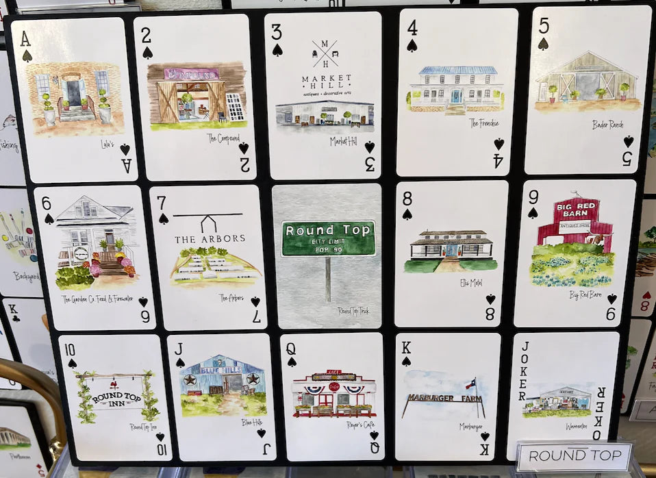 ROUND TOP PLAYING CARDS - THE MNRCH