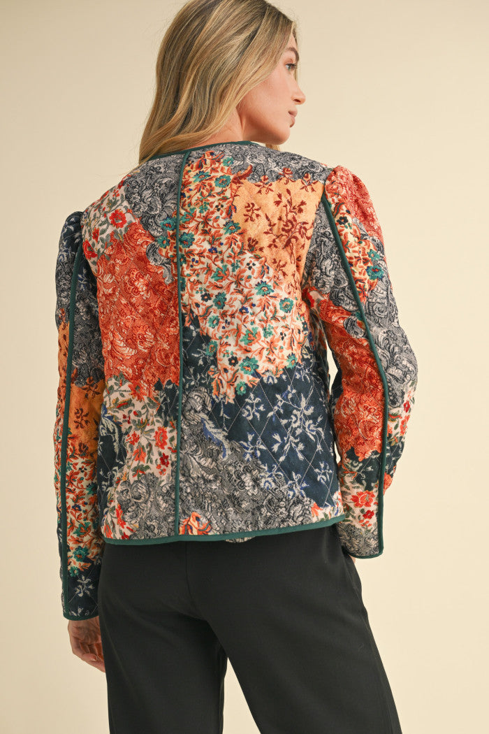 ENCHANTED GARDEN QUILTED JACKET– THE MONARCH